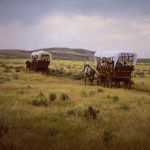 Historic Trails West covered wagon tour outside Cody, WY