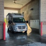 Matilda gets a bath in Nebraska