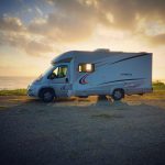 Parked in South Beach National Park on the Pacific Coast in WA