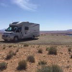 Parking lot at Horseshoe Bend