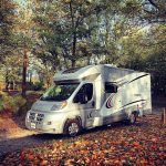 Fall leaves at KOA in Crawfordsville, IN