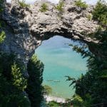 Arch Rock on Mackinac Island, MI
