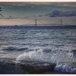 View of Mackinac Bridge from Mill Creek
Campground in Mackinaw City, MI